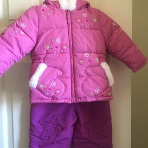 Snow pants with jacket size 18 months